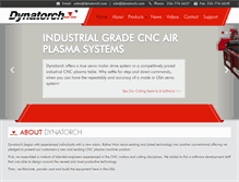 Tablet Screenshot of dynatorch.com